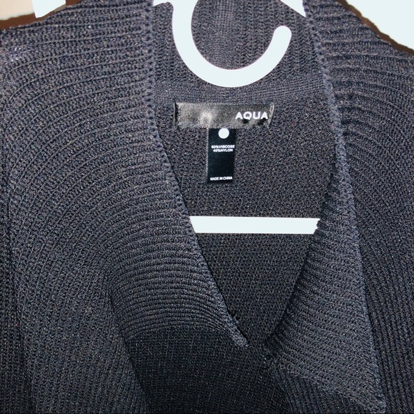 Aqua for Bloomingdale’s open knit vest - Picture 4 of 4
